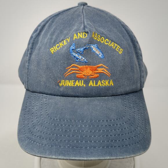 Rickey And Associates Juneau Alaska Slideback Hat Blue One Size North Star - Picture 2 of 9